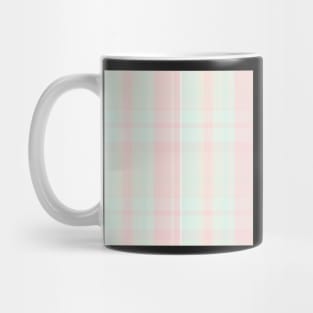 Pastel Aesthetic Conall 1 Hand Drawn Textured Plaid Pattern Mug